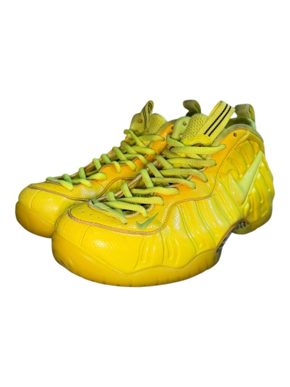 Nike Air Foamposite Pro Volt 624041-700 Yellow Men’s Sz 10